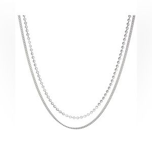 Luv Aj Diamonte Chain Charm Necklace